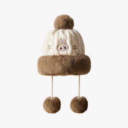 Labubu Warm Fluffy Holiday Series – Plush Hat
