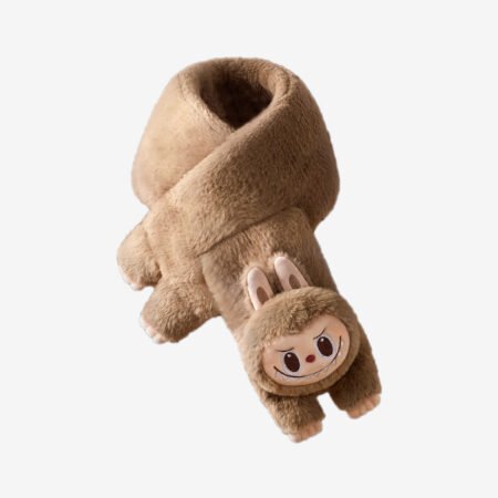 Labubu Warm Fluffy Holiday Series – Plush Scarf