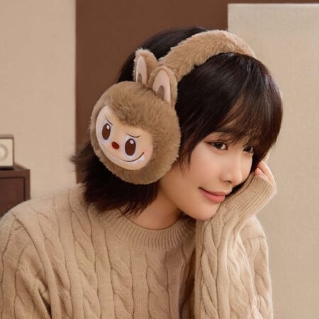 Labubu Warm Fluffy Holiday Series – Plush Earmuffs