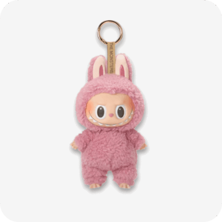 The Monsters Series – Labubu Keychain Tasty Macarons Lychee Berry