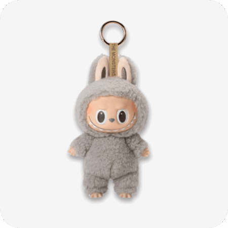 The Monsters Series – Labubu Keychain Tasty Macarons Sesame Bean
