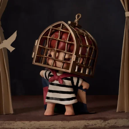 Labubu hirono tamed wildgrass series figuers box