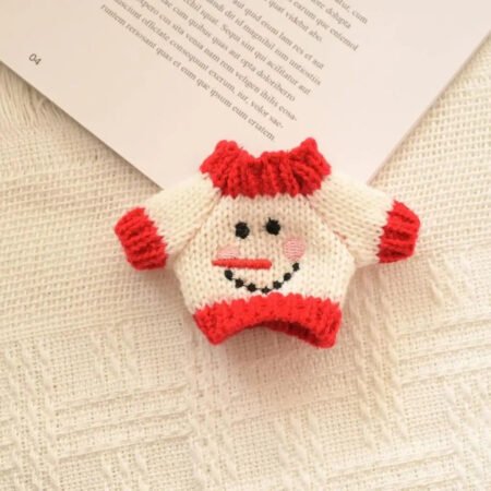 Labubu Candy Cane & Snowman Outfit