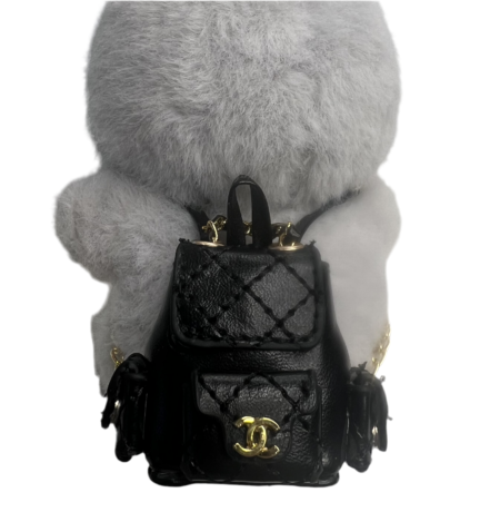 Labubu Designer Black Backpack CC