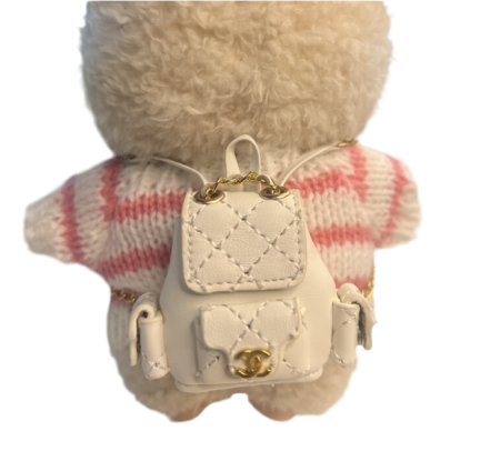 Labubu Designer White Backpack CC