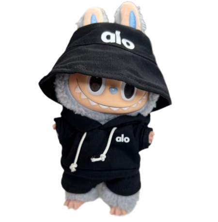 Labubu @lo Black Jogger outfit (3 piece set)