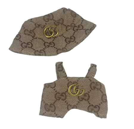 Labubu GG Brown outfit (2 piece set)