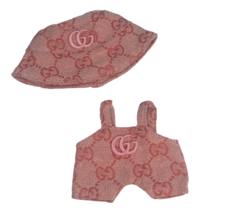 Labubu GG Pink outfit (2 piece set)