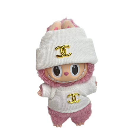 Labubu Cc White outfit (2 piece set)