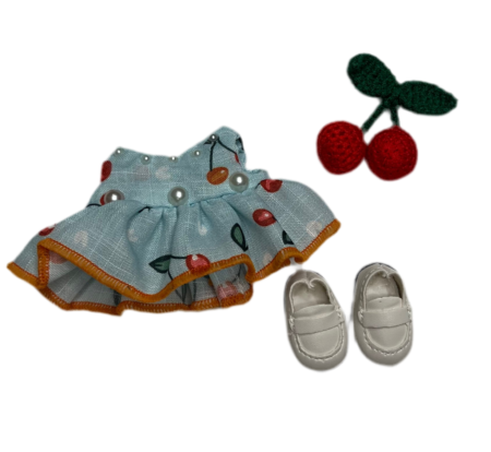 Labubu Cherry Outfit (3 piece set)