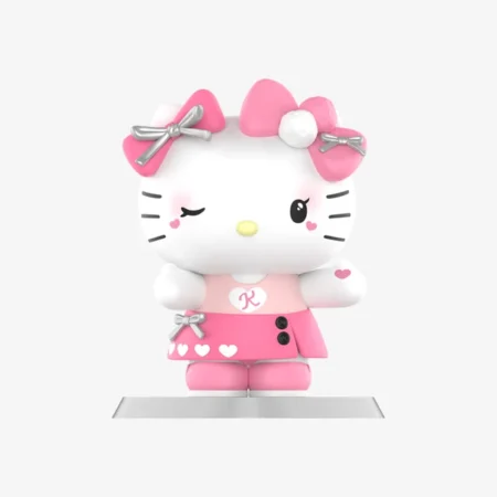 Labubu Hello Kitty and Friends pink party Series Figuers