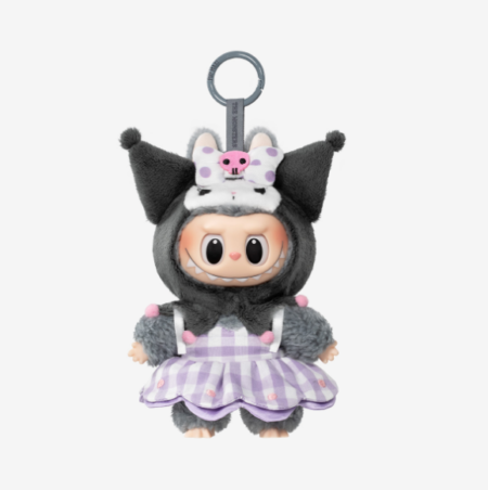 Labubu Vinyl Plush Pendant Blind Keychain – Hello Kitty and Friends Series